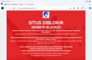 HAti hati website terkena malware judi online bisa diblokir kominfi